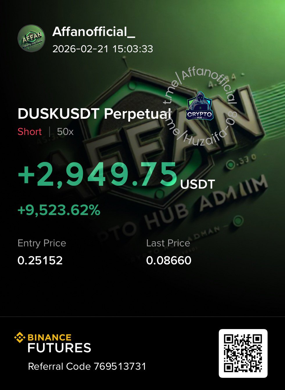 Current Trade Signal